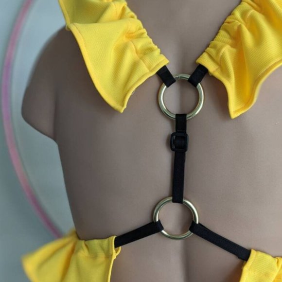 QUEEN B Adjustable Pin-Up Baby Doll Body Harness - Picture 6 of 6